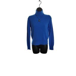 60's - 70's Pandoras Blue Zip Turtleneck